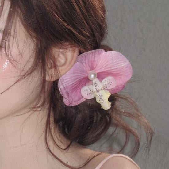 Orchid Hairpin- pink