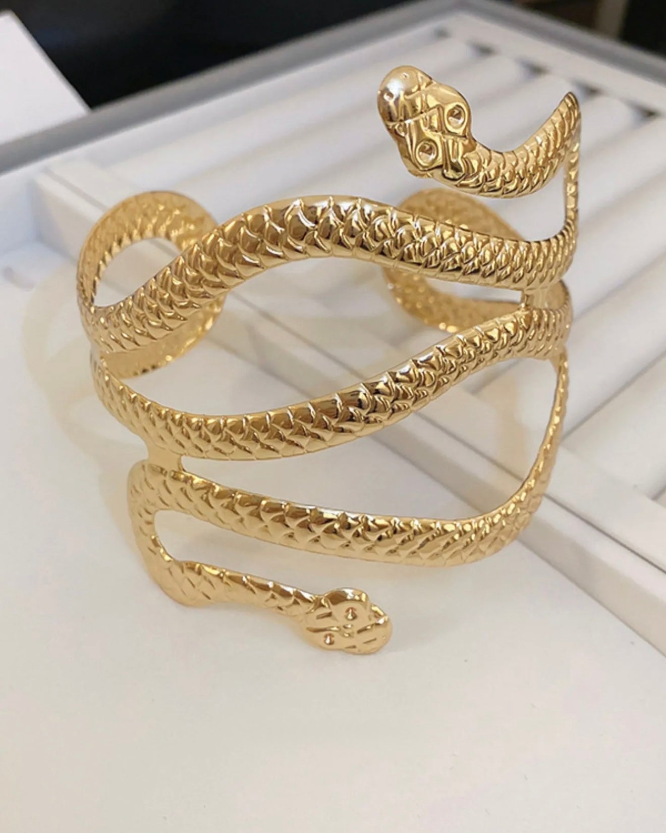 Golden Viper Arm Cuff