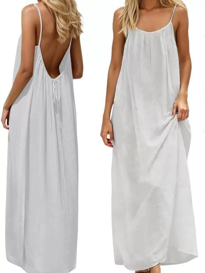 Easy Brezzy dress- white