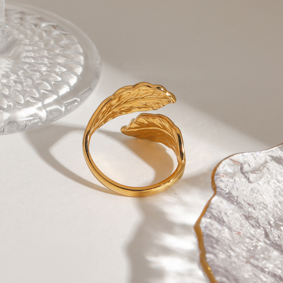 Textured Twig Wrap Ring