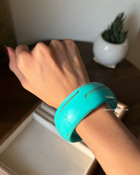 Chatpata Turquoise Bangle