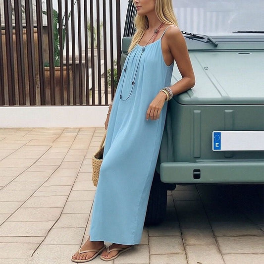 Easy Brezzy dress- Blue