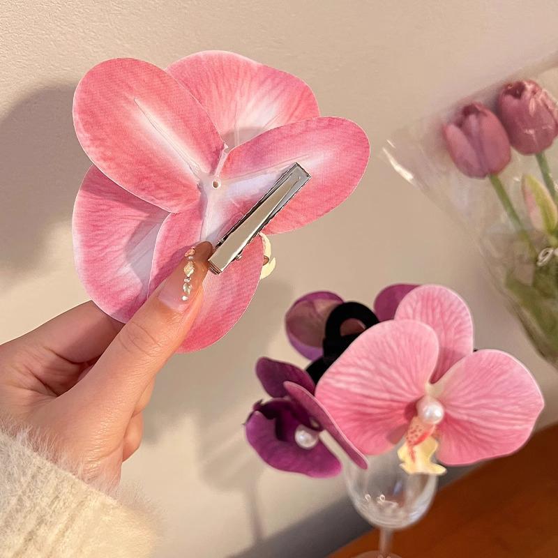 Orchid Hairpin- pink