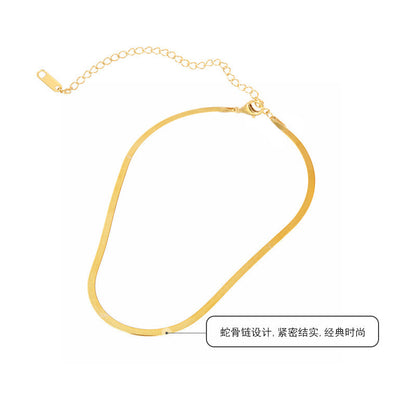 HEERINGBONE NECKLACE (16k gold plated)