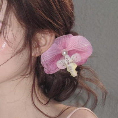 Orchid Hairpin- pink