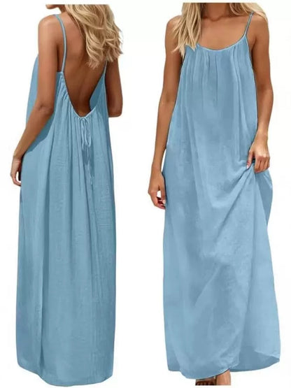 Easy Brezzy dress- Blue