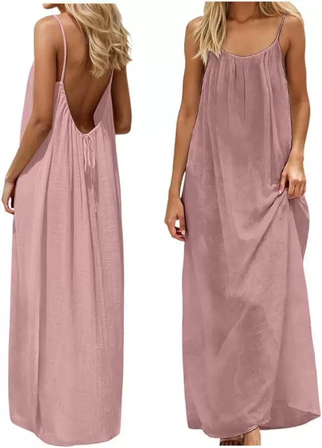 Easy Brezzy dress- rose pink