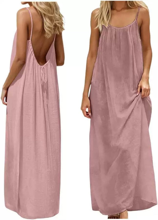 Easy Brezzy dress- rose pink