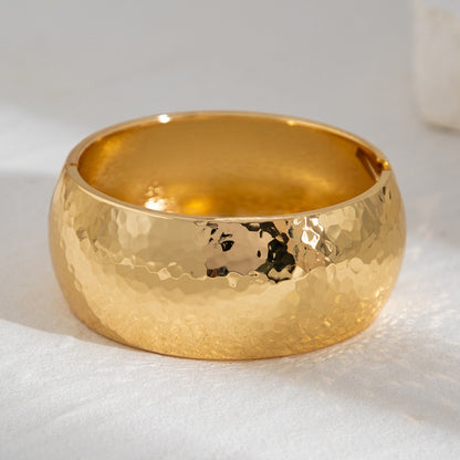 Chunk of Gold Cuff Bracelet