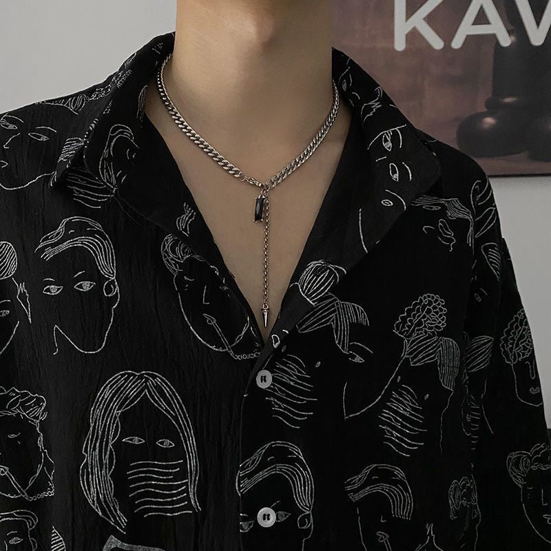 Chromatic Eclipse Unisex Necklace