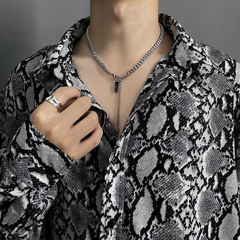 Chromatic Eclipse Unisex Necklace