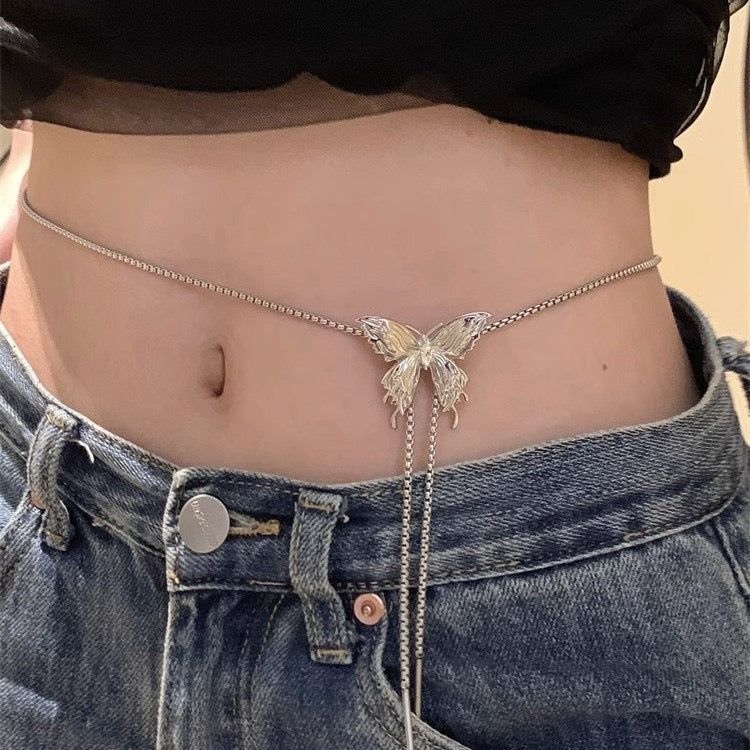 Butterfly Effect Multipurpose Chain Necklace / waist belt/ bracelet