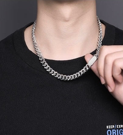 Clunky Silver Unisex Chain Necklace