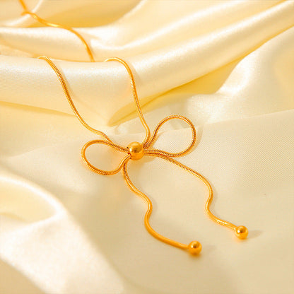 Bow Necklace