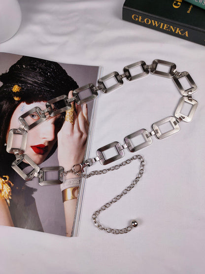 Snatched Babe Silver Waist-chain
