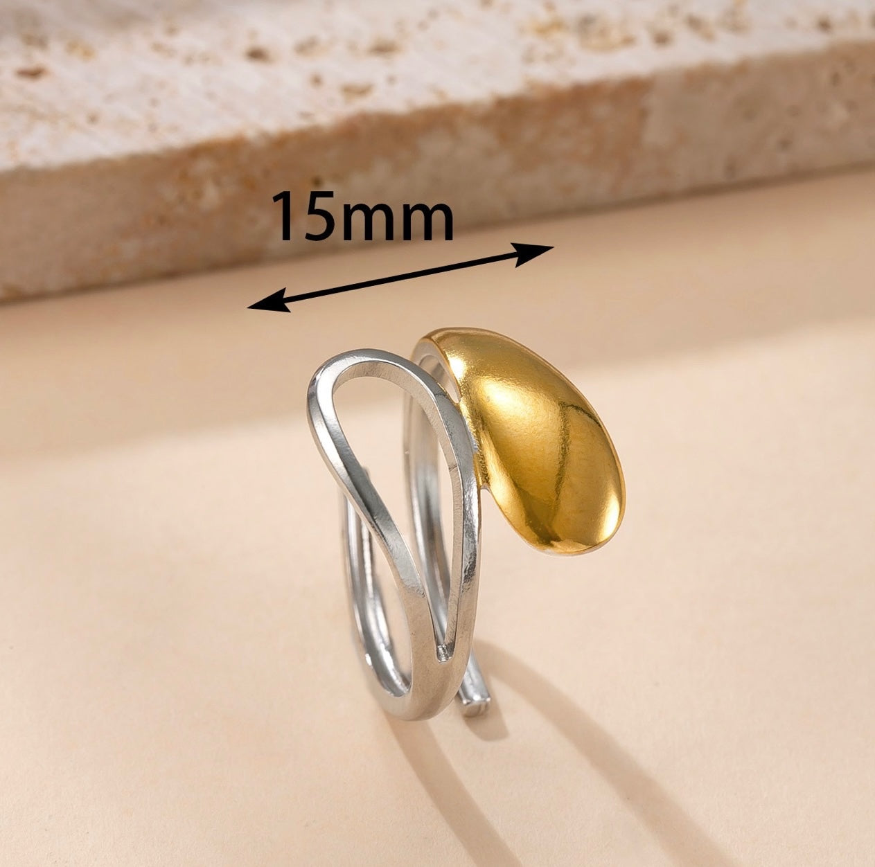 Thea Two-toned Ring