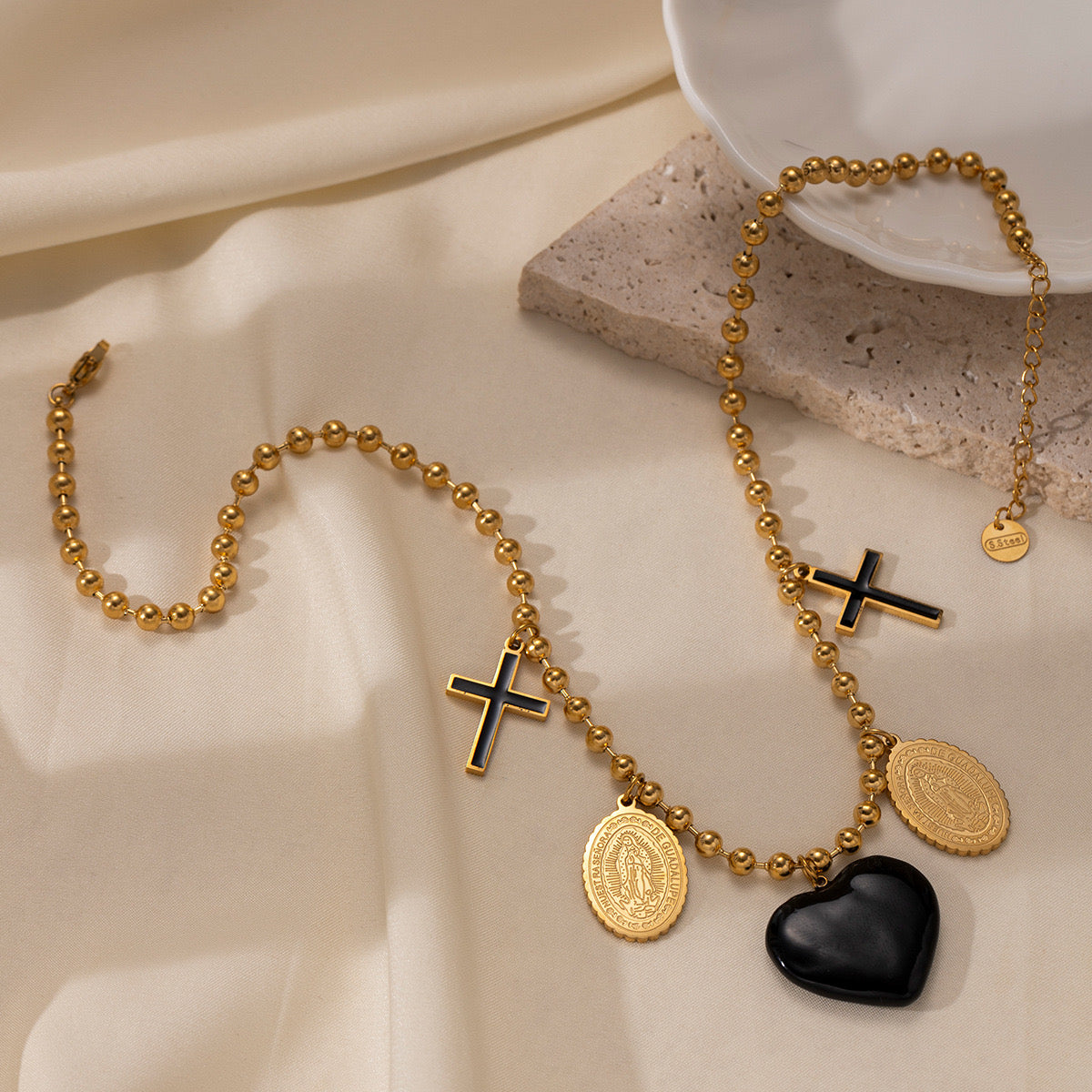 Grunge Gala Vintage Necklace