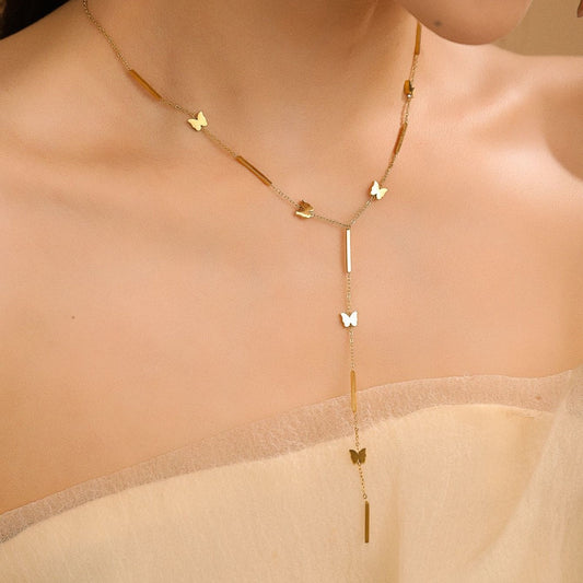Helios Flutter Y-necklace