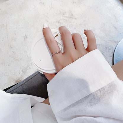 Rosaline Dainty Rhinestone Ring