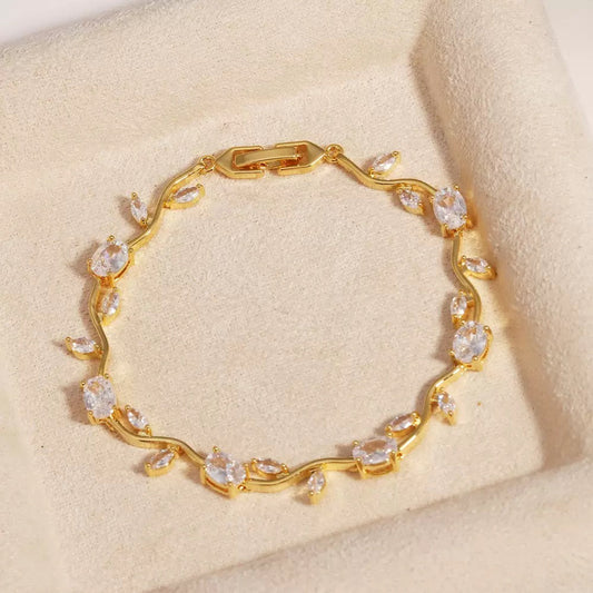 Princess Diaries Rhinestone Tulip Bracelet
