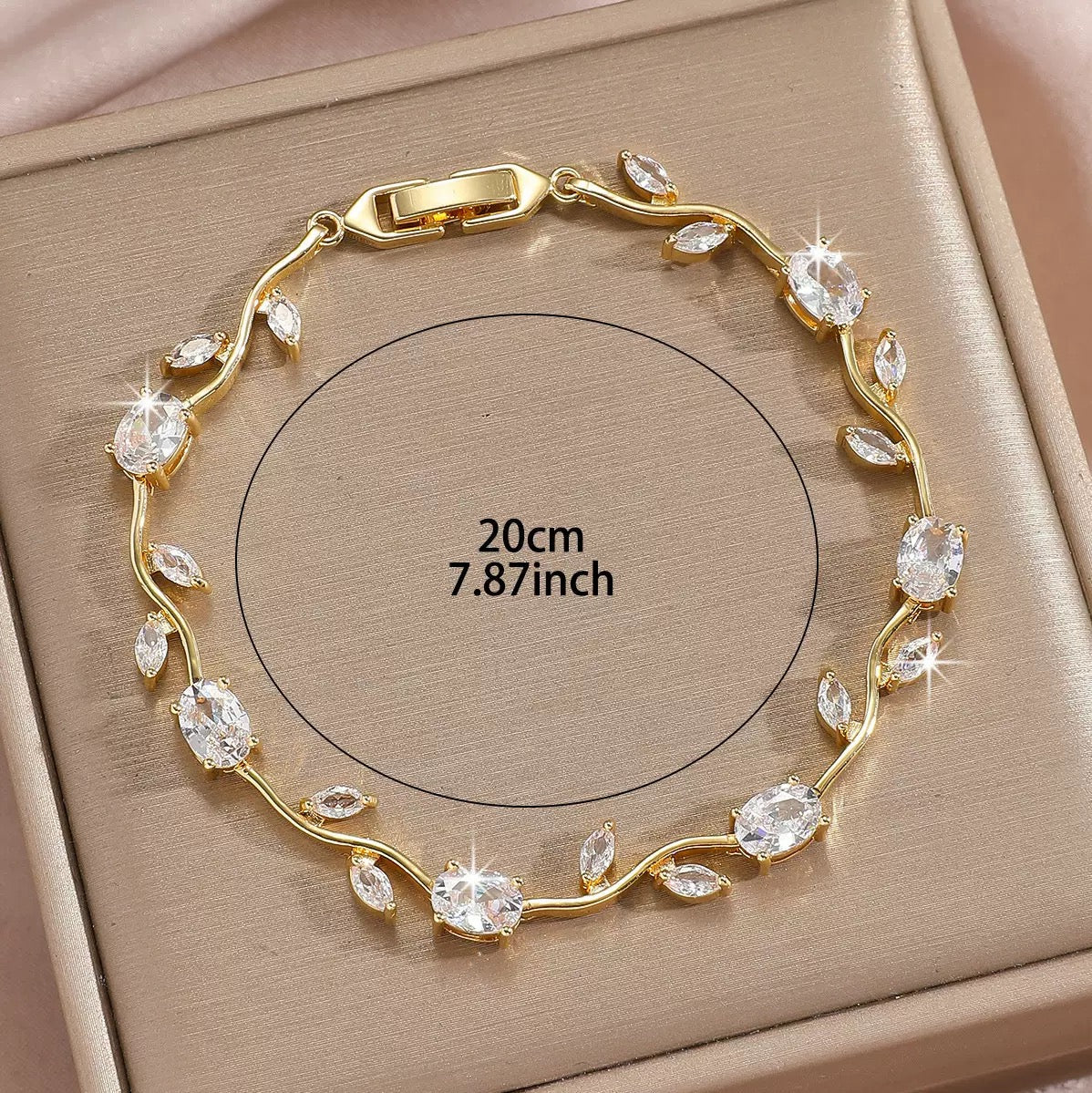 Princess Diaries Rhinestone Tulip Bracelet