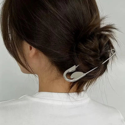 Statement Safety Pin Hair Clip