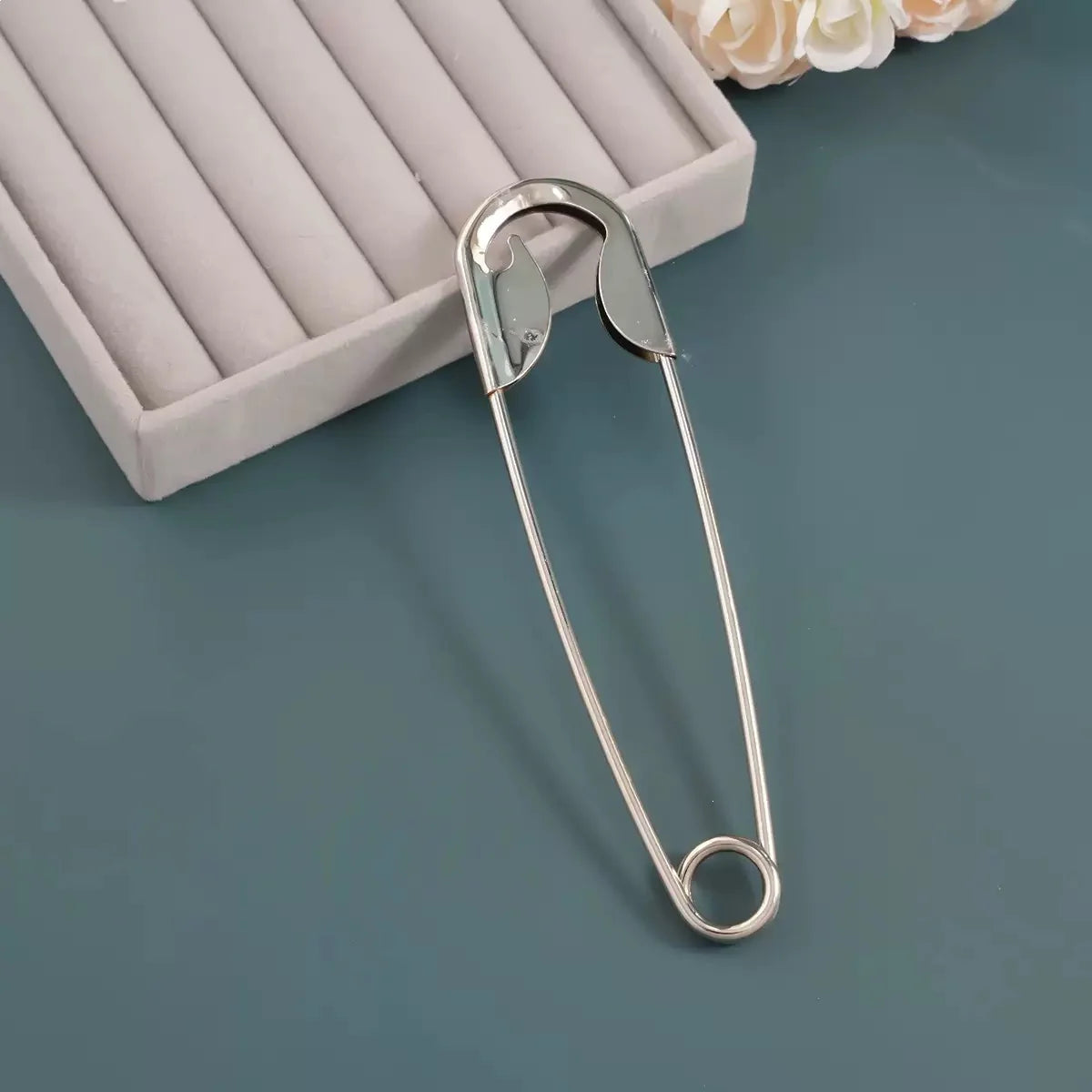 Statement Safety Pin Hair Clip