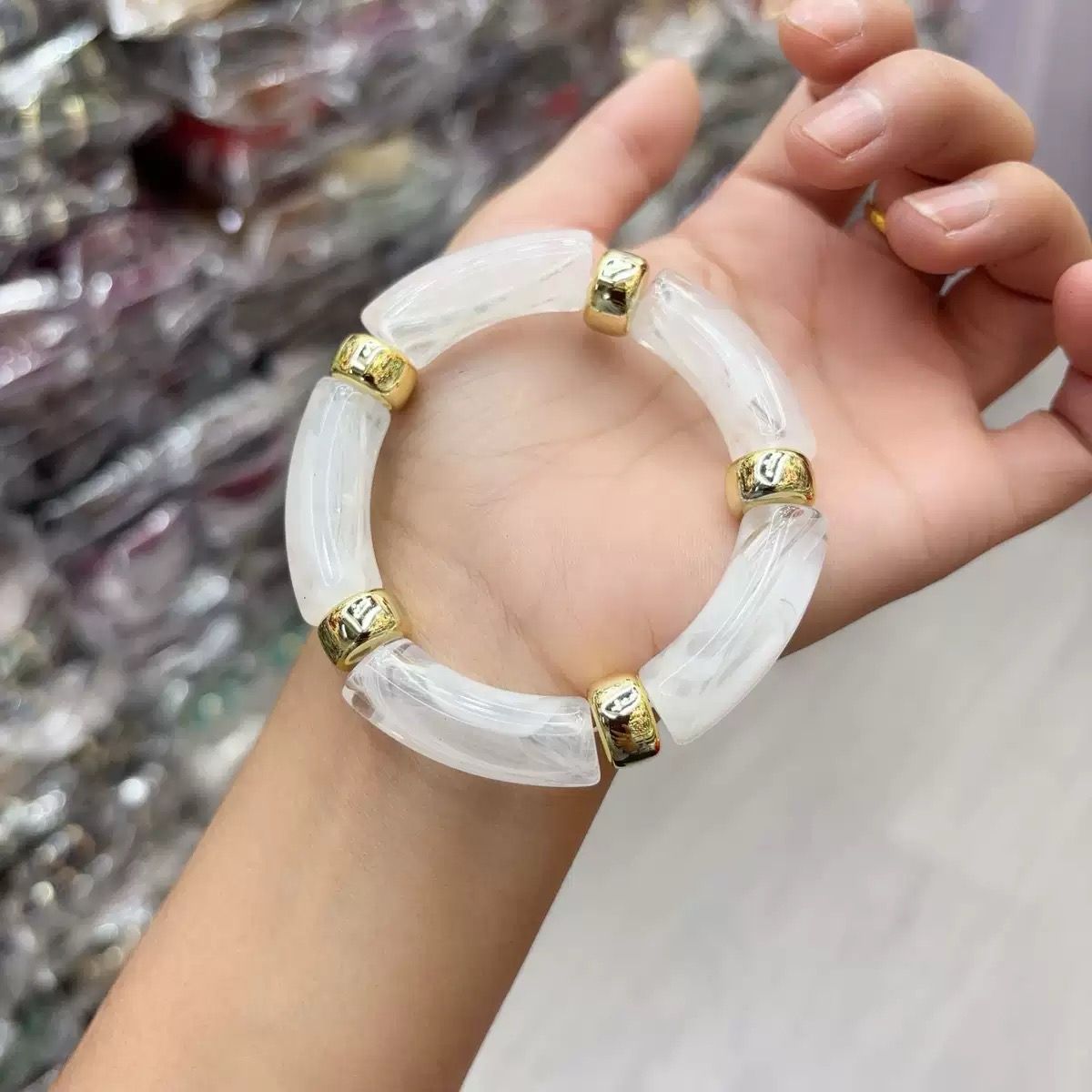 Glow-up Acrylic Bangle