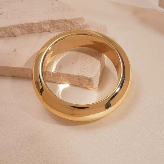 Golden Wave Bangle
