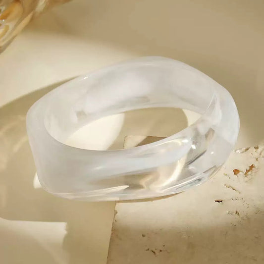 Lucid Clear Acrylic Bangle