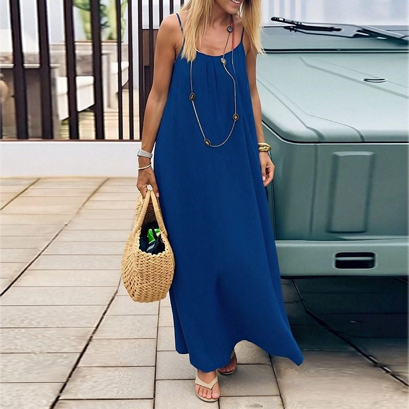Easy Brezzy dress- royal blue